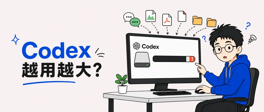 用了 Codex 后,电脑空间为什么越来越少?封面
